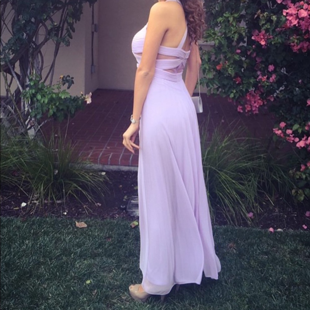 Lilac prom dress